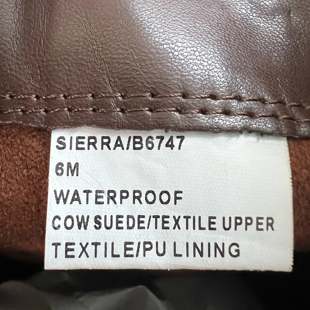 🏷️ Blondo Sierra Waterproof Over the Knee Boots size 6M in Brown Suede